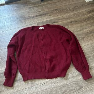 Newbury Kustom Maroon Knit Sweater
